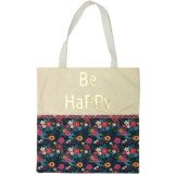 Canvas Tote Bag BE HAPPY