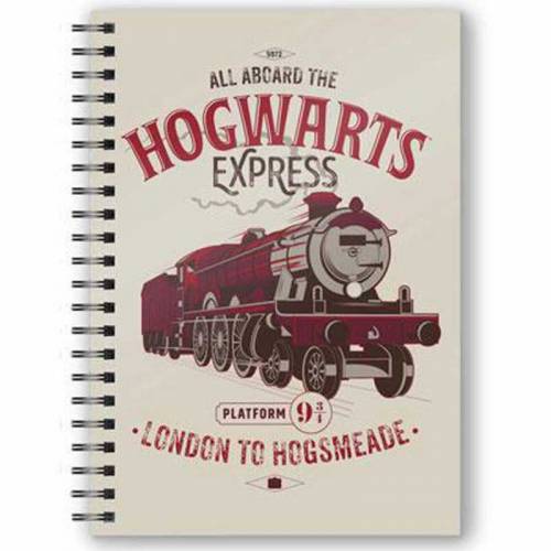 Harry Potter. Cuaderno A5 All Aboard Hogwarts Express 3D