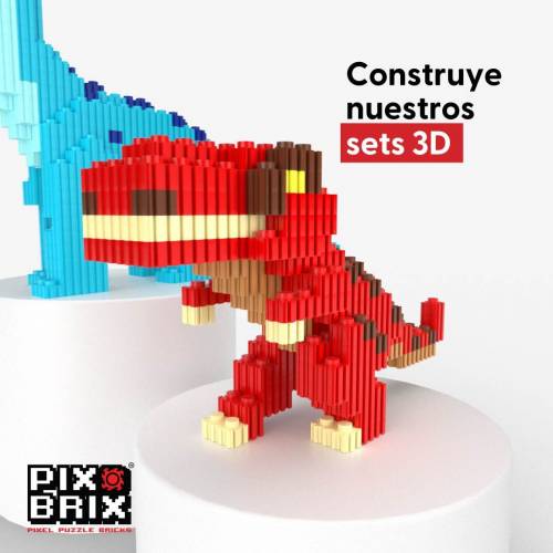 Pix Brix - Dinosaurios T-REX 3D