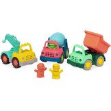 Wonder Wheels 3 Mini Camiones Construcción