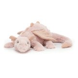 Jellycat - Peluche Rose Dragon