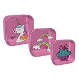 Snack Box UNICORN - Pack de 3