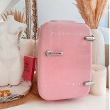 SANSA - Nevera para Cosméticos Portátil ROSA PASTEL 4L