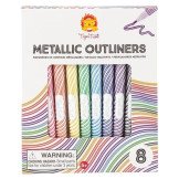 Metallic  Outline Markers - 8 Rotuladores Metálicos