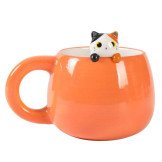 Taza de Cerámica con Charm ORANGE CAT