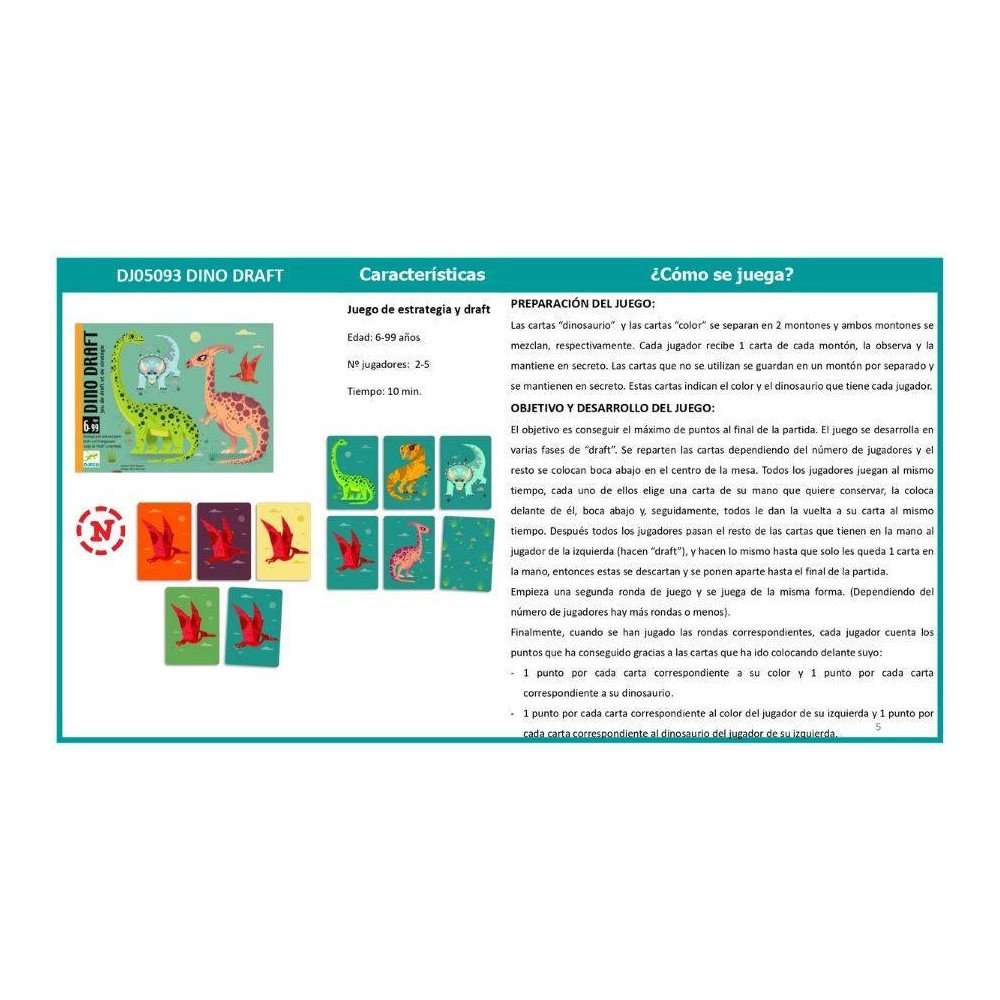 Cartas Dino Draft