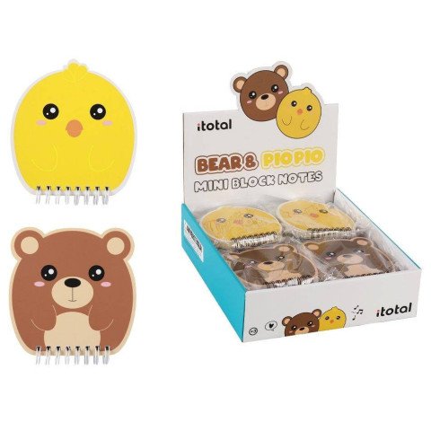 Mini Bloc de Notas BEAR & PIO (ud)