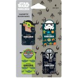 Marcapáginas Magnéticos MANDALORIAN - Pack de 4