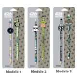 Lápiz HB con Goma MANDALORIAN - Pack de 2