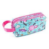 Estuche 3 Cremalleras Primus PASTEL SPACE - COOLPACK