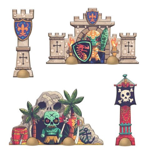 Arty Toys - Puzzle Gigante Batalla - 30 pzs - Djeco 2