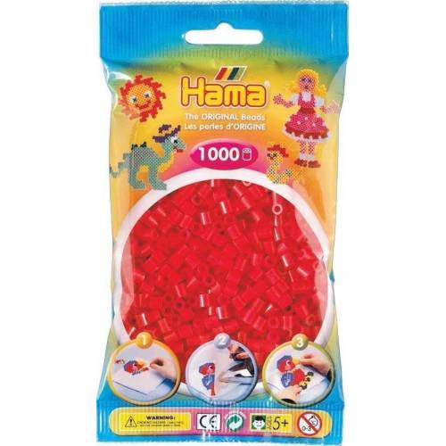 1000 Hama Midi - 05 Rojo