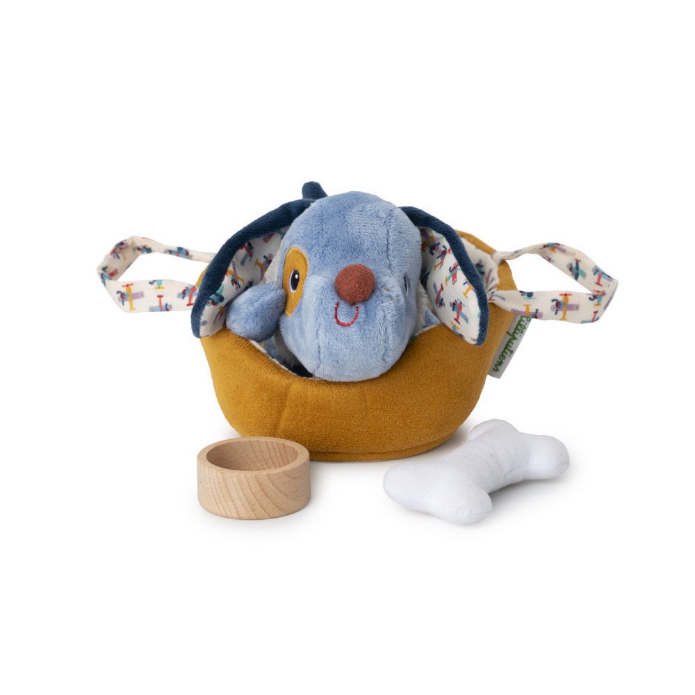 JULES - Perro en su Cesta - Lilliputiens