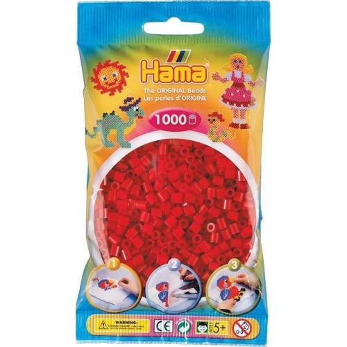 1000 Hama Midi - 22 Rojo Oscuro