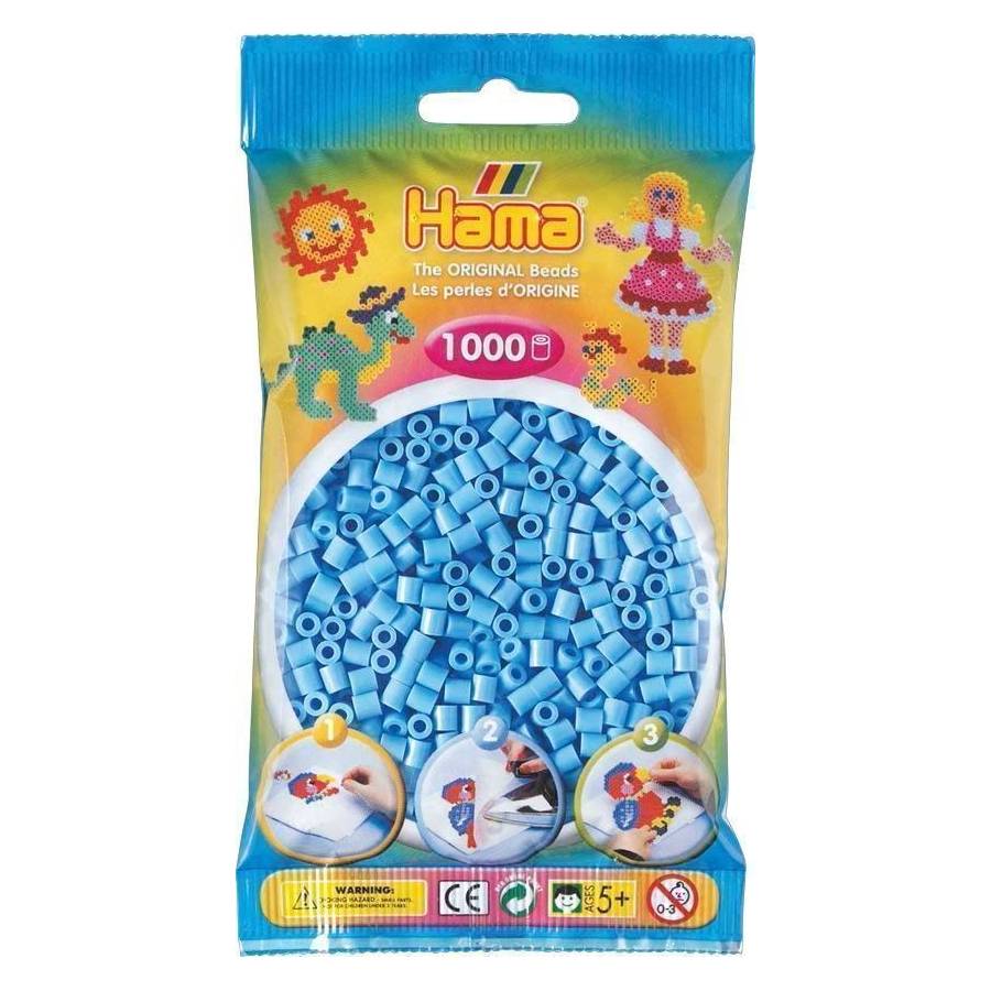 1000 Hama Midi - 46 Azul Pastel