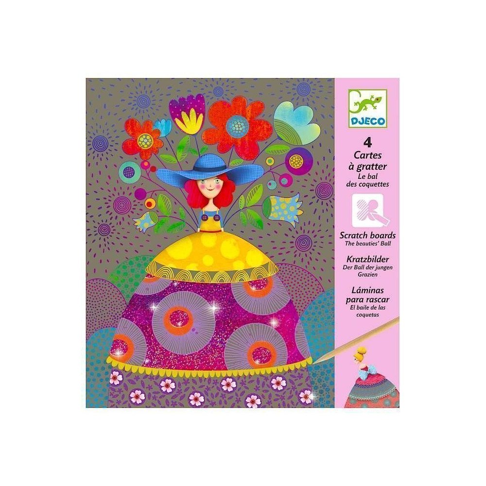 Cuadros Rascar El Baile de las Coquetas