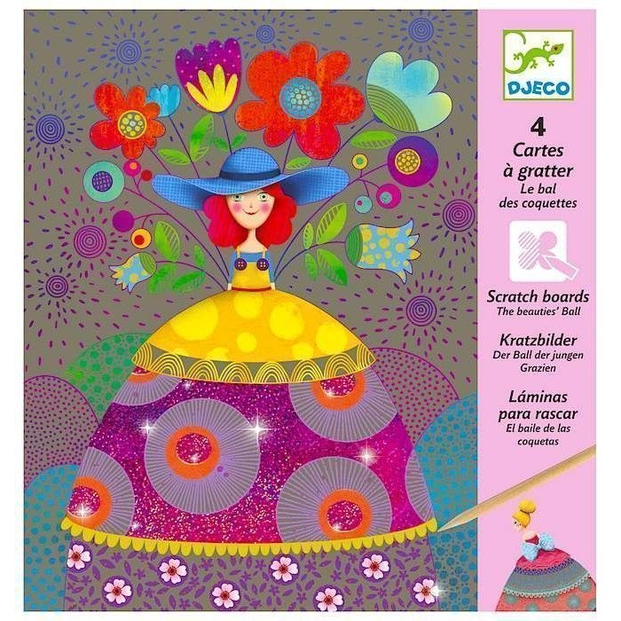 Cuadros Rascar El Baile de las Coquetas