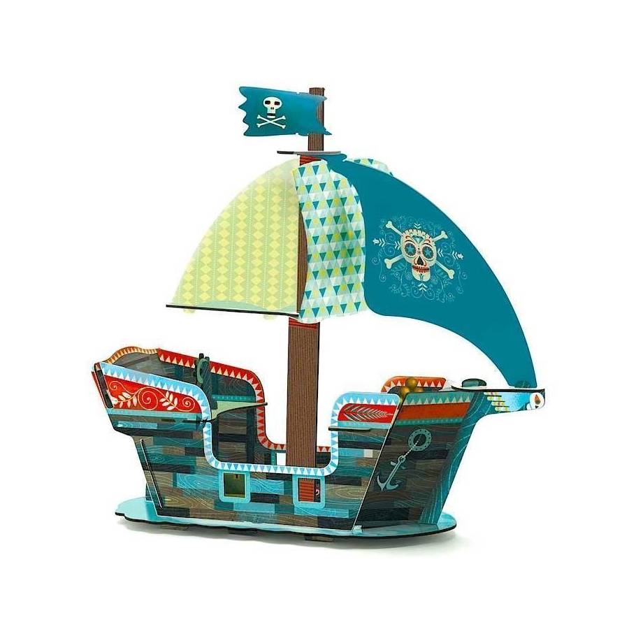 Barco Pirata 3D