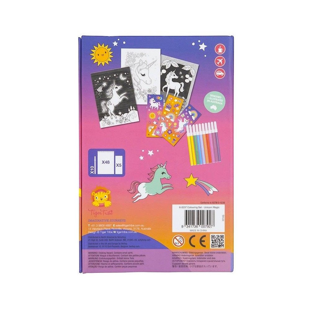 Set de Colorear UNICORNIOS MÁGICOS