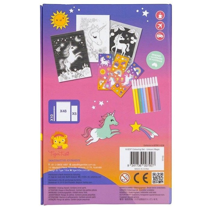 Set de Colorear UNICORNIOS MÁGICOS