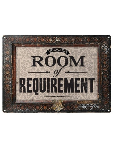 Harry Potter. Placa Metálica Room of Requirement