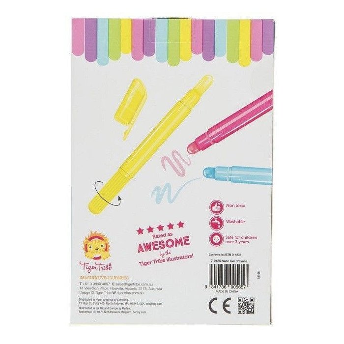 Neon Gel Crayons
