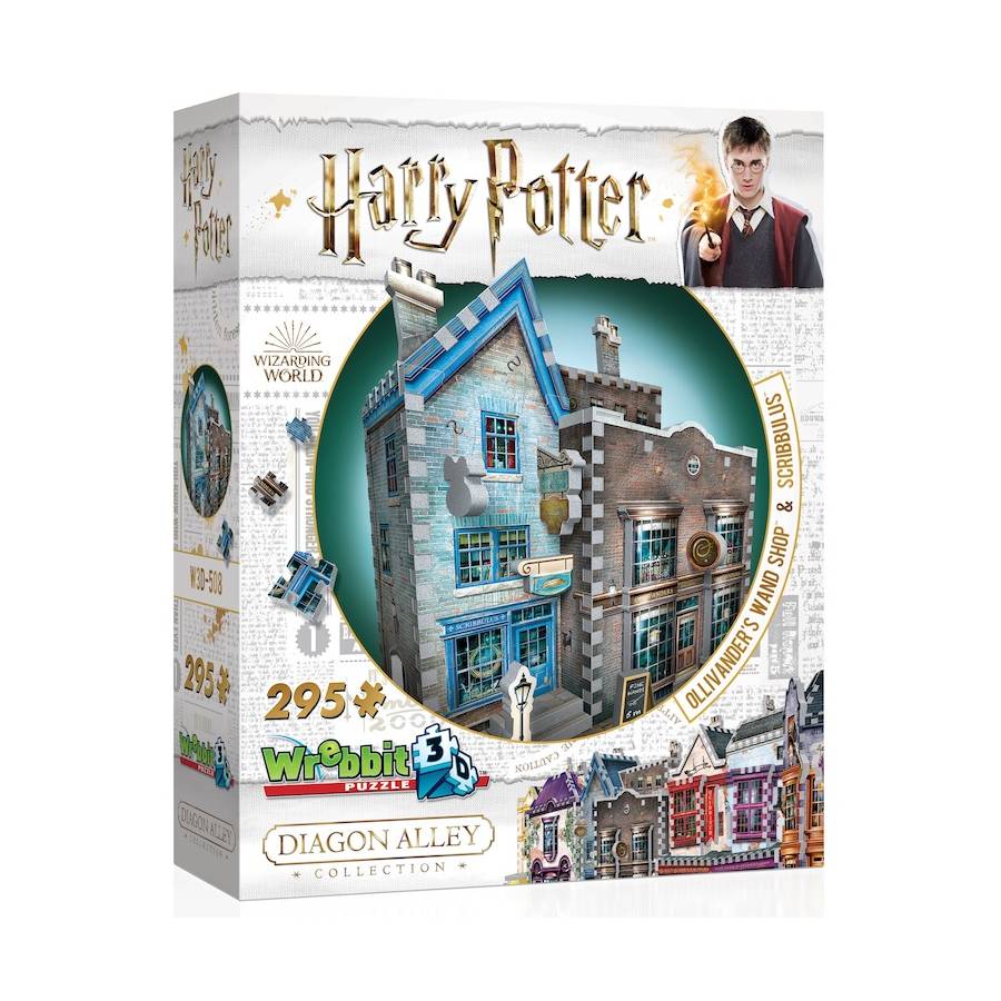 Harry Potter. Puzzle 3D Tienda de Ollivander´s y Scribbuls