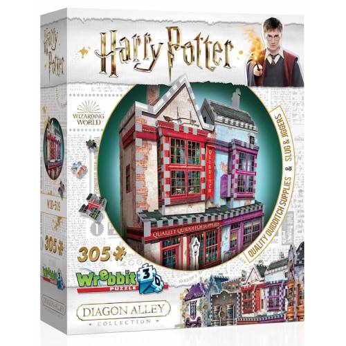 Harry Potter. Puzzle 3D Tienda de Quidditch y Slugg & Jiggers