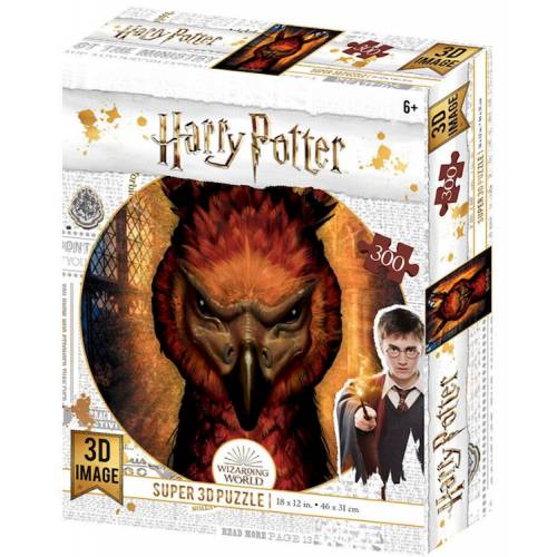 Harry Potter. Puzzle Lenticular Fawkes 300 pzs