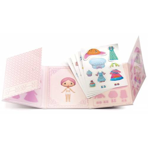 Tinyly Miss Lilypink - Pegatinas Reutilizables