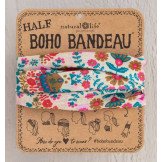 Half Boho Bandana Cream Floral