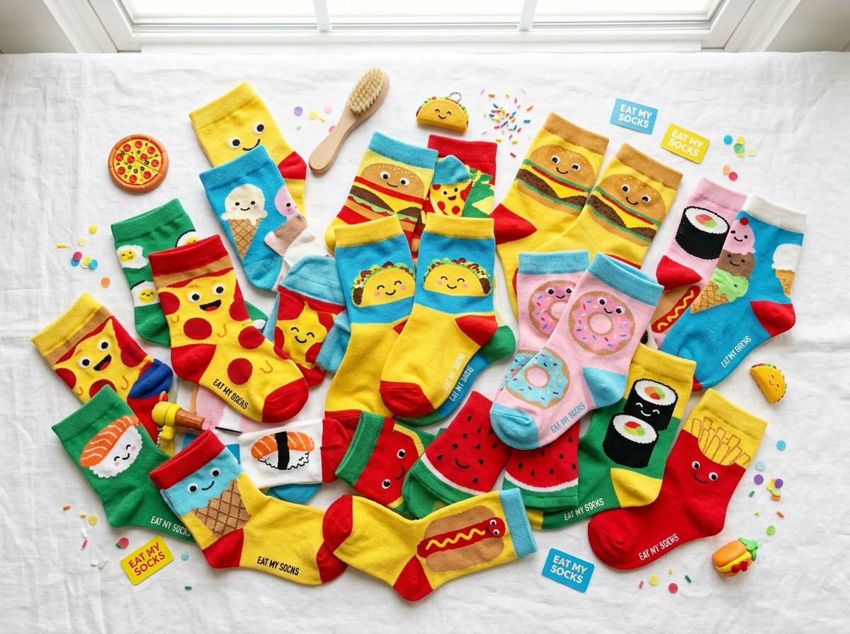 Page: Eat My Socks - Calcetines. Context: Eat My Socks - KIDS