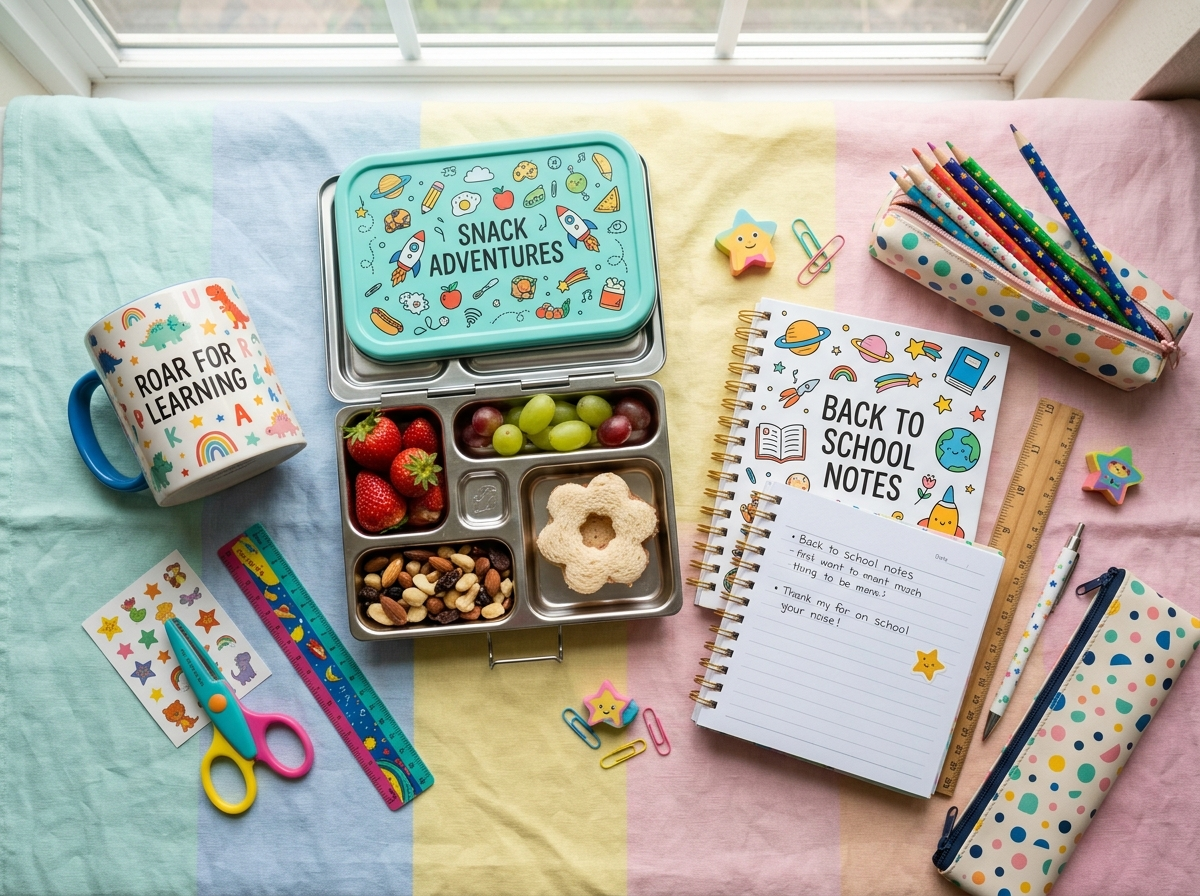 Page: Vuelta al Cole. Slot: 382 tazas y porta snacks. Context: Tazas y Porta Snacks