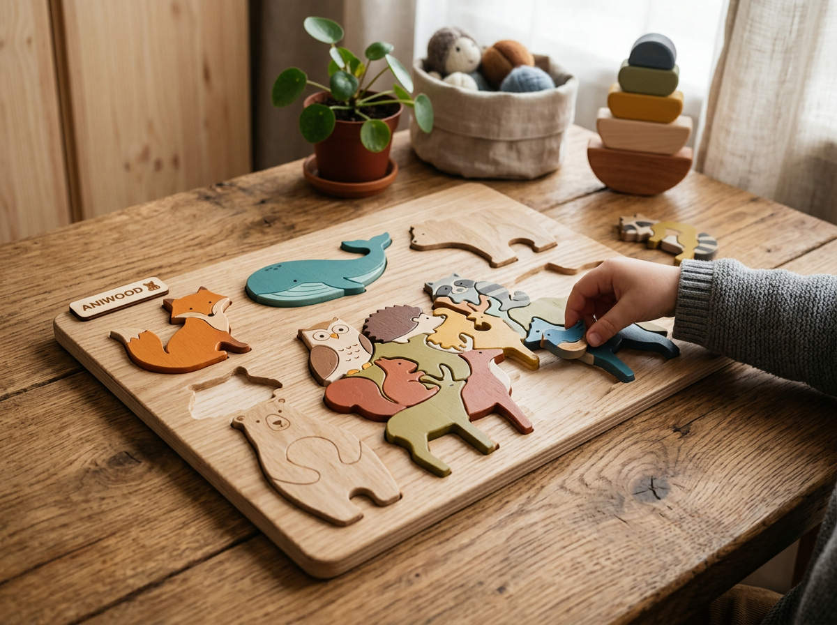 Page: Puzzles de Madera. Slot: 277 puzzles aniwood. Context: Puzzles Aniwood