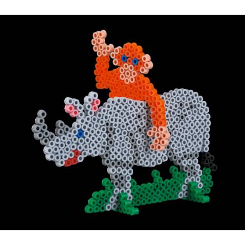 Hama Beads Midi Caja Regalo Safari 2