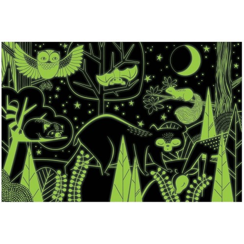 Puzzle Fosforescente EN EL BOSQUE 2